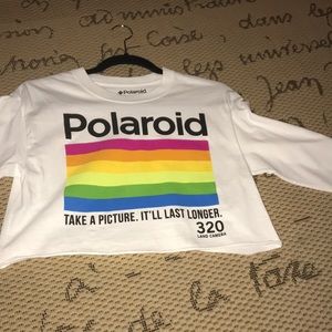 Polaroid Long Sleeve CropTop